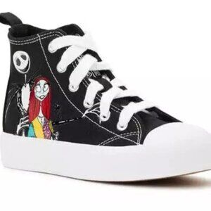 Disney Nightmare Before Christmas Big Girl High Top Sneakers EUC Size 13 DISNEY